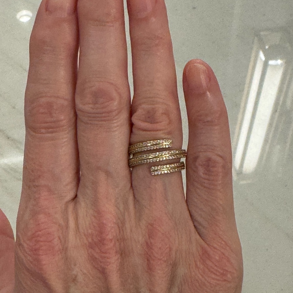 Henri Bendel Gold Wrap Ring